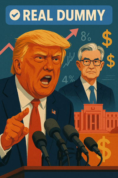 Trump ataca a Powell: “Un tonto real” y “un costo para Estados Unidos” por no bajar tasas