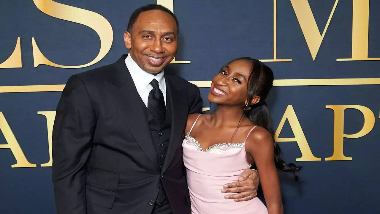 Stephen A Smith gets upstaged on live ESPN as daughter Samantha Smith steals  the spotlight before NBA Finals tip-off | NBA News - Times of India