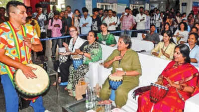 Hyderabad Metro strikes a chord with commuters as World Music Day fest begins; 250 artists, 7 stations, 4 days of music