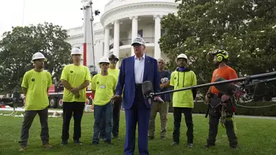 'You are not real people': Trump took repeated jibes at media during flagpole event- Videos
