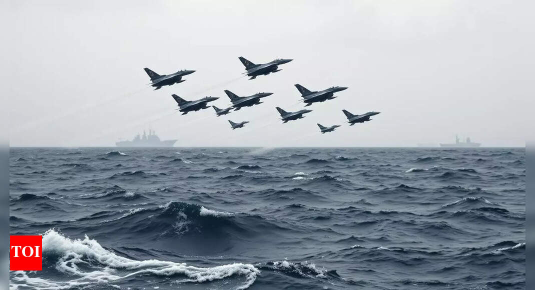 China sends scores of planes across central line in Taiwan Strait