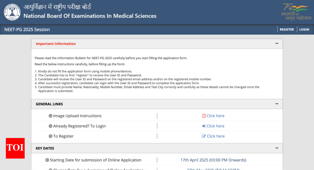 NEET PG 2025 application edit window opens at natboard.edu.in: Check list of editable fields here