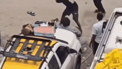 Pilgrims beaten with sticks at Sitapur parking