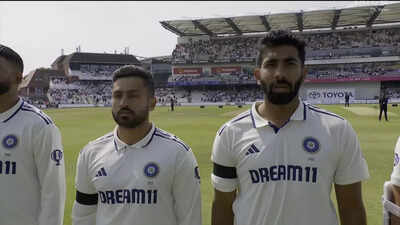 India, England players observe minute's silence, wear black armbands to honour victims of Ahmedabad air disaster