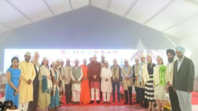 Uttarakhand CM hosts foreign diplomats on eve of International Yoga Day