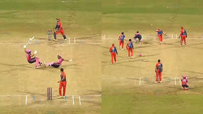  Never-seen-before drama leaves cricket world in splits - Watch