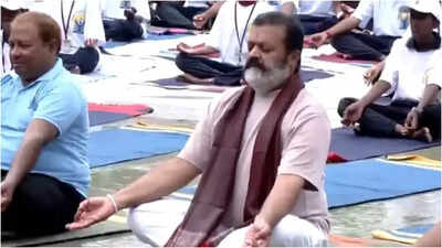  'I began taking yoga seriously'