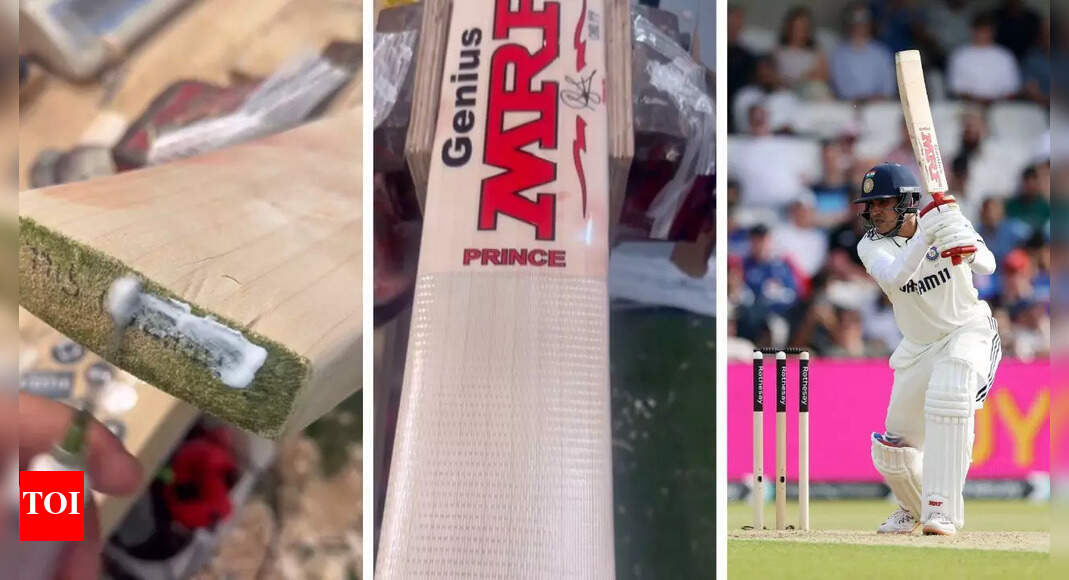 IND vs ENG: How Shubman Gill got his century-hitting bat fixed - watch