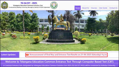 TS EdCET 2025 results out shortly at edcet.tgche.ac.in; here's how to check