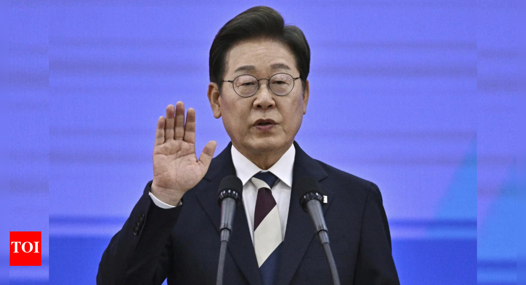 South Korea: President Lee unveils .1 billion stimulus package to revive economy; slashes revenue outlook, ramps up spending – Times of India