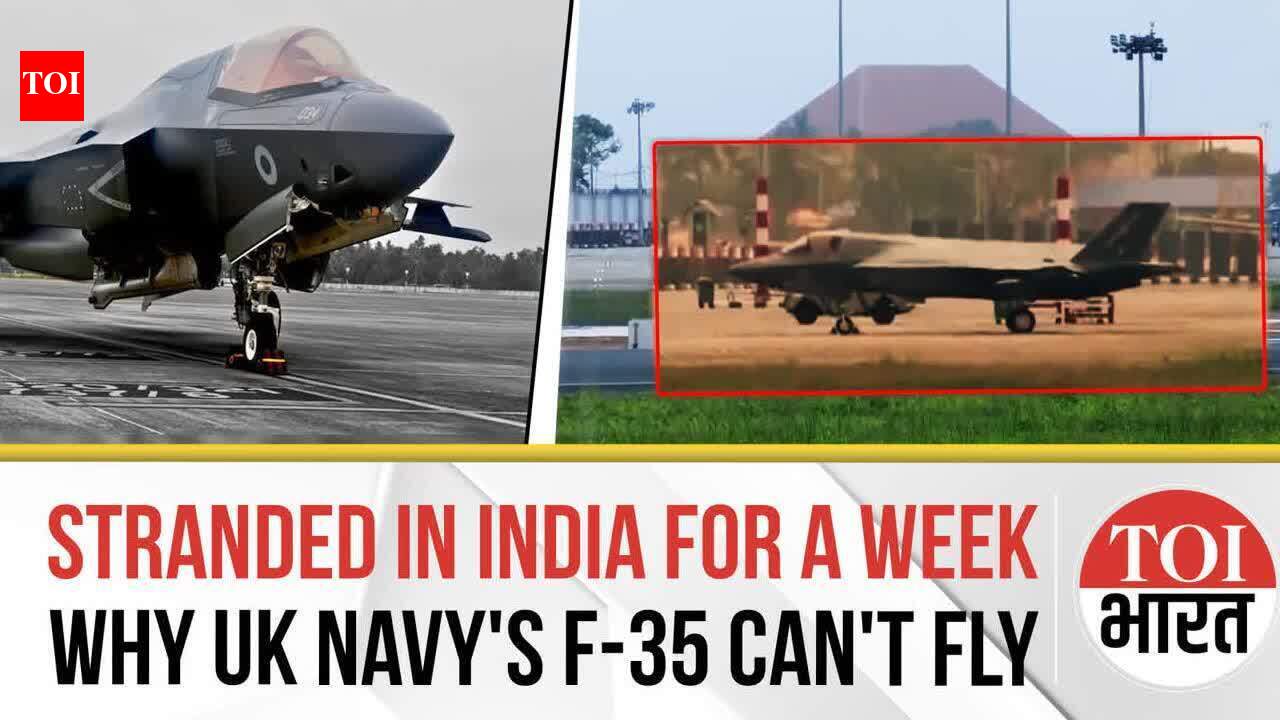 British F-35B Fighter Jet Remains Stranded In Kerala A Week After ...