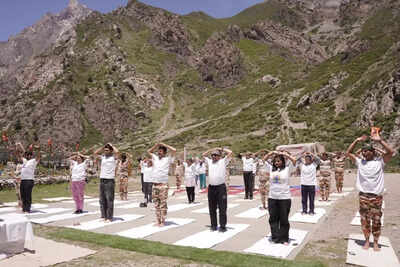 Yoga Day in Uttarakhand: UTDB organises Yoga sessions in border villages; students and army personnel join