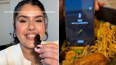  Woman finds a working phone in her takeout food; here's what she did next