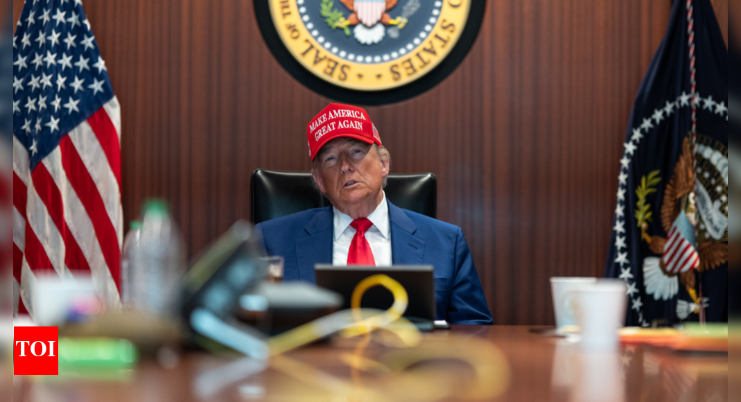 US strikes Iran: WH shares images of Trump inside Situation Room; see pics