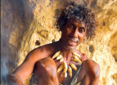   This 62-year-old lives like it’s the Stone Age