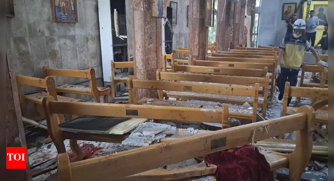 Suicide attack on Damascus church: At least 15 dead; Syria says IS group involved
