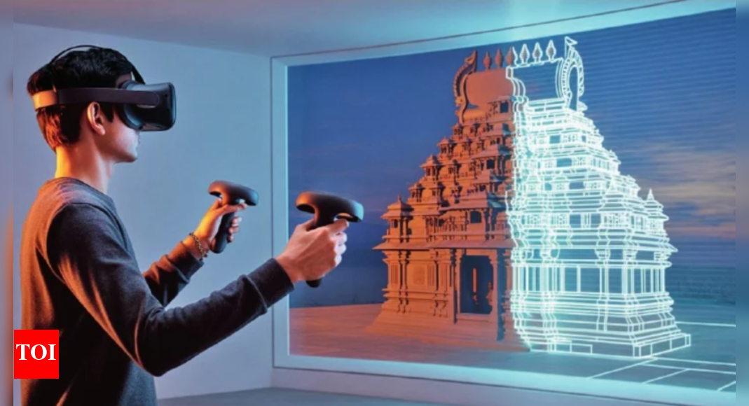 Rephrase single title from this title AR-VR technologies can democratise access to cultural heritage Image generated by AI . And it must return only title i dont want any extra information or introductory text with title e.g: ” Here is a single title:”