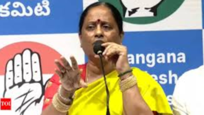  Leaders meet AICC Telangana in-charge; file complaint against minister Konda Surekha, husband Konda Murali
