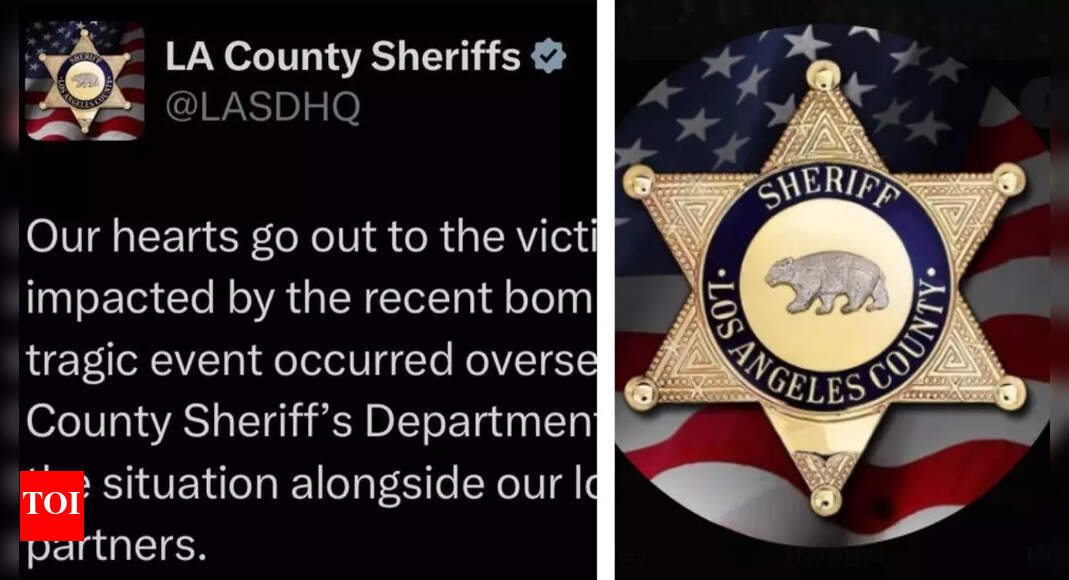 ‘Our heart goes out to victims of…’: LA County Sheriff slammed for condolence post on US strike on Iran, issues apology