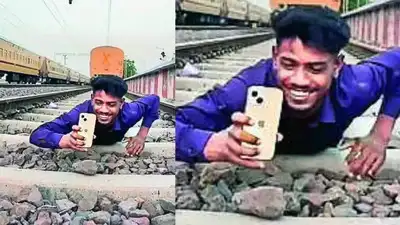  Man lies on tracks as train passes over him to shoot Instagram video; arrested for dangerous stunt