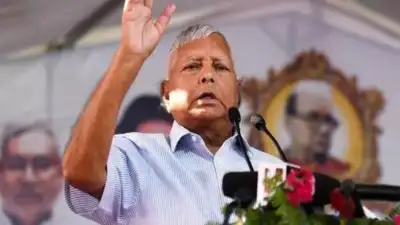Bihar polls: Lalu files nomination for 13th term as RJD chief; 'messiah of poor returns', says Tejashwi Yadav