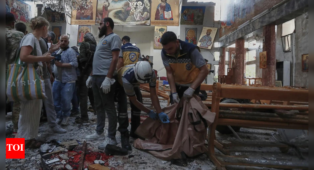 Syria Church bombing kills 25; Middle East condemns attack.