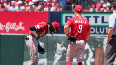 Extreme MLB heat sparks player safety fears as Elly De La Cruz vomits and Trent Thornton collapses in same weekend