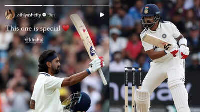 IND vs ENG: 'This one is...' - Athiya Shetty posts emotional message as KL Rahul hits thrilling ton at Headingley