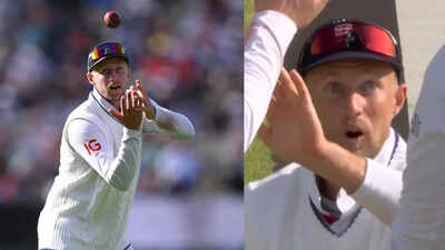 Joe Root now has 210 Test catches. Nobody has more (Image via X/@TheBarmyArmy & englandcricket) IND vs ENG Test: Joe Root joins elite list, equals Rahul Dravid's big record