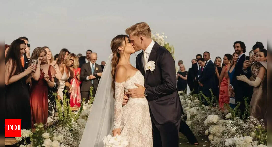 Tennis y amor: Alejandro Davidovich Fokina y Paloma Amatiste comparten momentos inolvidables de su boda