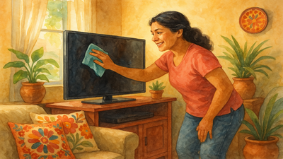 ¿Limpiar tu Smart TV con limpiavidrios? ¡Ni se te ocurra!
