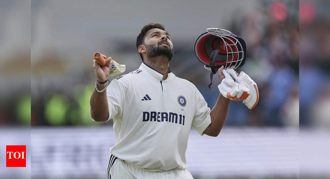 IND vs ENG: ‘Straight ball hai, theke?’; Rishabh Pant’s self-check moment and twin tons light up Headingley – Watch | Cricket News – Times of India