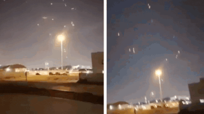  Iranian missiles hit US base in Qatar; explosions light up skies