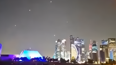  Scenes of panic unfold in Doha mall after Iranian missile strikes; watch video