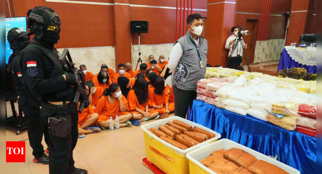 Indonesia arrests 285 in drug crackdown and seizes over half a ton of narcotics
