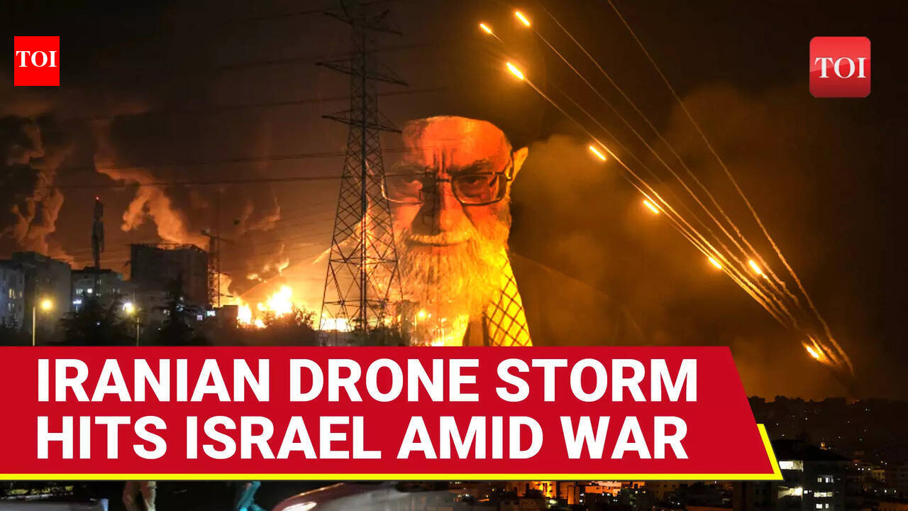 Iran Unleashes Drone Storm On Israel; Defies Trump Ceasefire As IDF ...