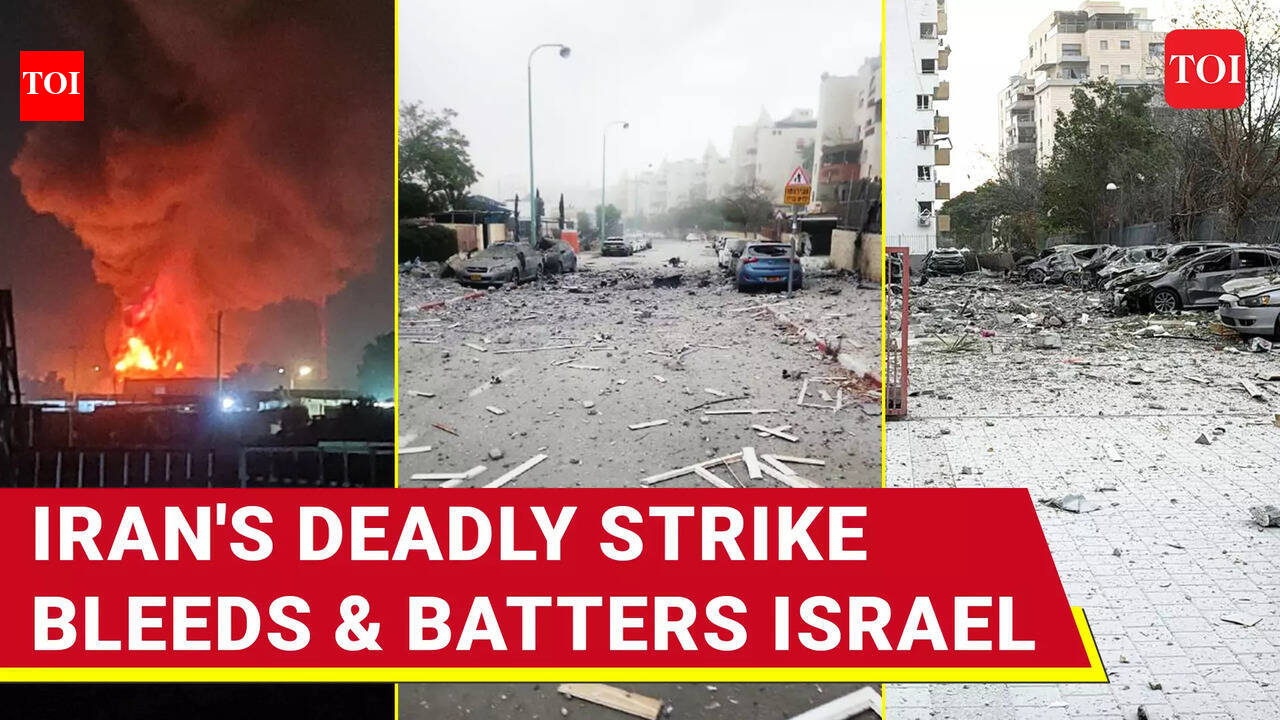 Iran Launches Waves Of Missiles At Israel; 3 Killed In Beersheba ...