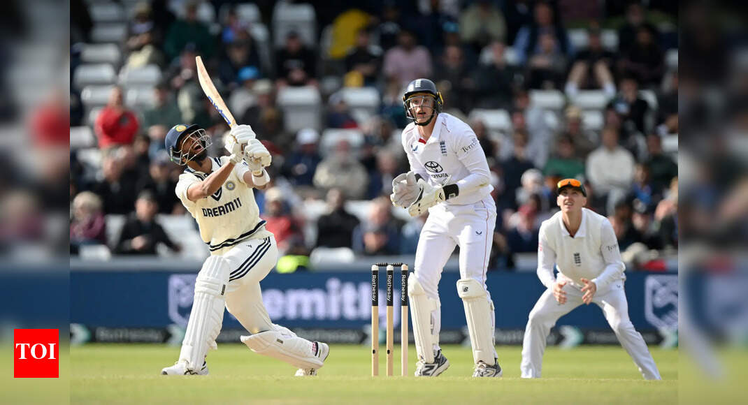 Can you hit sixes? Brook's sledge triggers Krishna's instant dismissal - Watch