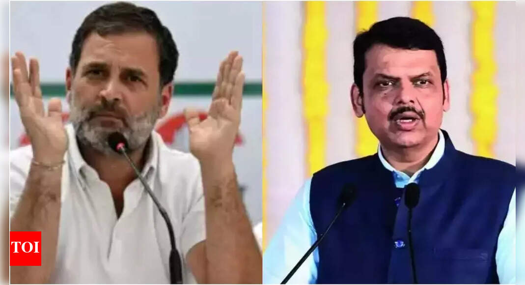 'Vote theft': Rahul Gandhi alleges voter list manipulation in Devendra Fadnavis' constituency; Maharashtra CM hits back