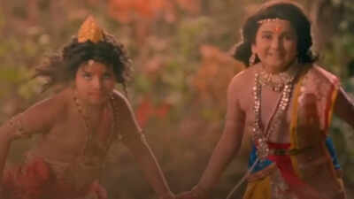  Lord Hanuman and Lord Ram join forces to shield Ayodhya from a fierce storm