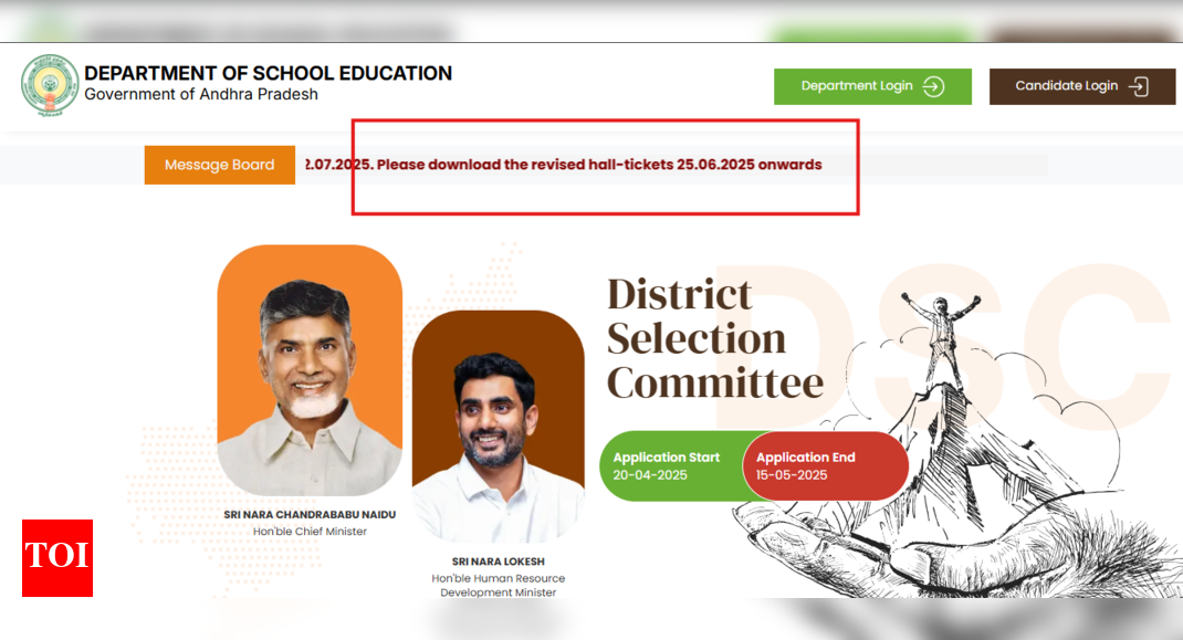 AP DSC revised admit card 2025 to be released tomorrow: Check steps to download hall tickets and other key details here