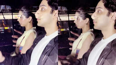 Vedang Raina and Khushi Kapoor spotted after their late-night movie date; netizens say, ‘They look so cute together’