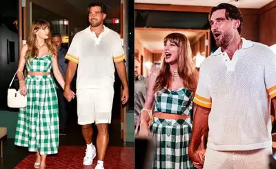 Swifties can’t handle Taylor Swift and Travis Kelce’s red carpet PDA: "He was going to kiss her forehead but she went straight in"