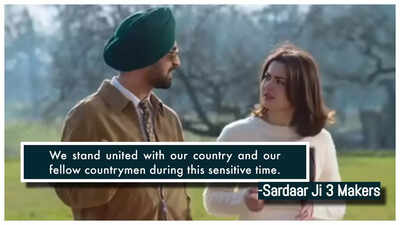 Makers of Diljit Dosanjh's 'Sardaar Ji 3' issue statement amid the ongoing Hania Aamir's casting controversy: "We stand united with our country and..."