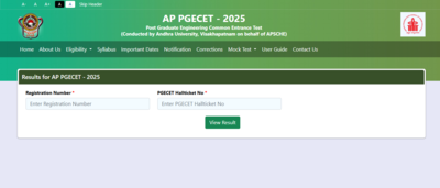 AP PGECET result 2025 declared:  93.55% pass, Female candidates outnumber males among qualifiers