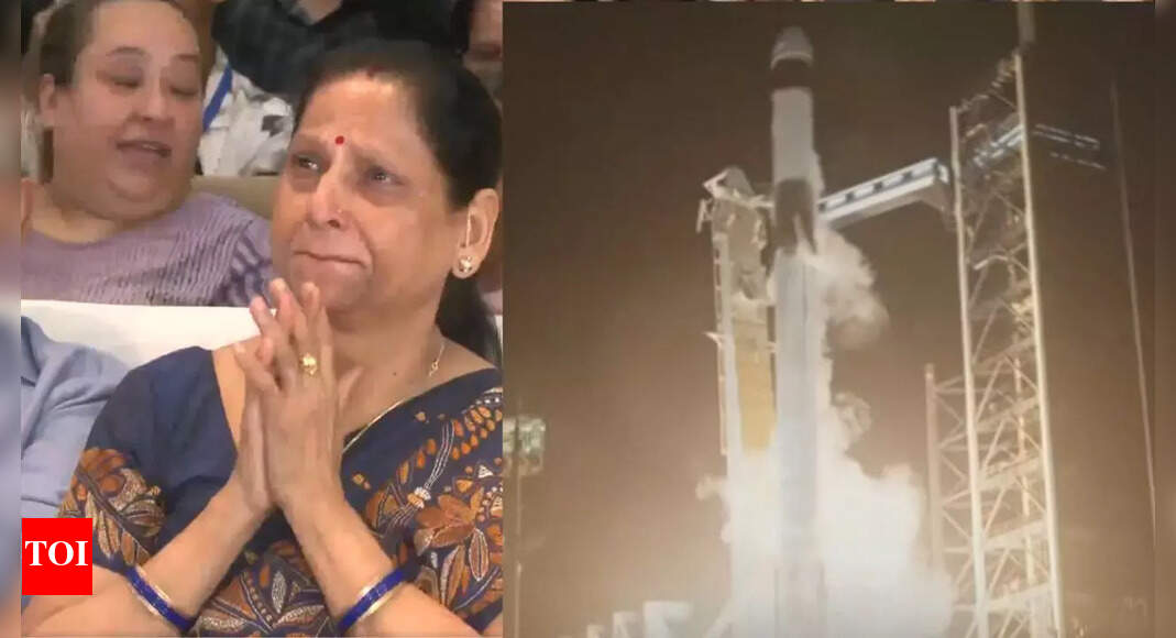 Axiom-4: Shukla lifts off as emotional mother watches from Lucknow