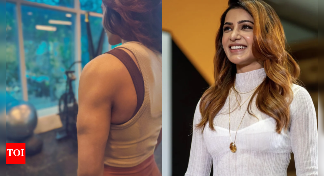 Samantha Ruth Prabhu shows off her muscles in gym; shares pic