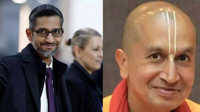 Sundar Pichai's IIT batchmate Gauranga Das who turned 'monk' looks younger than him; his reason: 'You deal with Google, I deal with God'