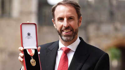 Gareth Southgate gets royal knighthood from Prince William just days after Poland rejection