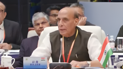  Rajnath Singh slams Pakistan at SCO Summit; Khawaja Asif present